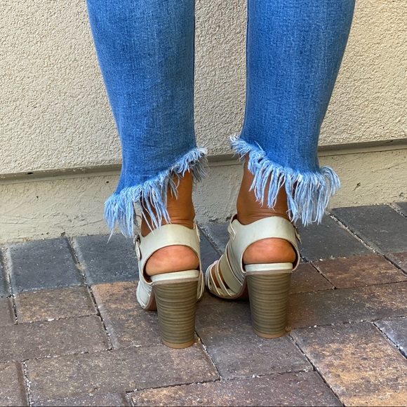 Distressed Leather Fisherman Huarache Heel Sandal - Picture 12 of 16